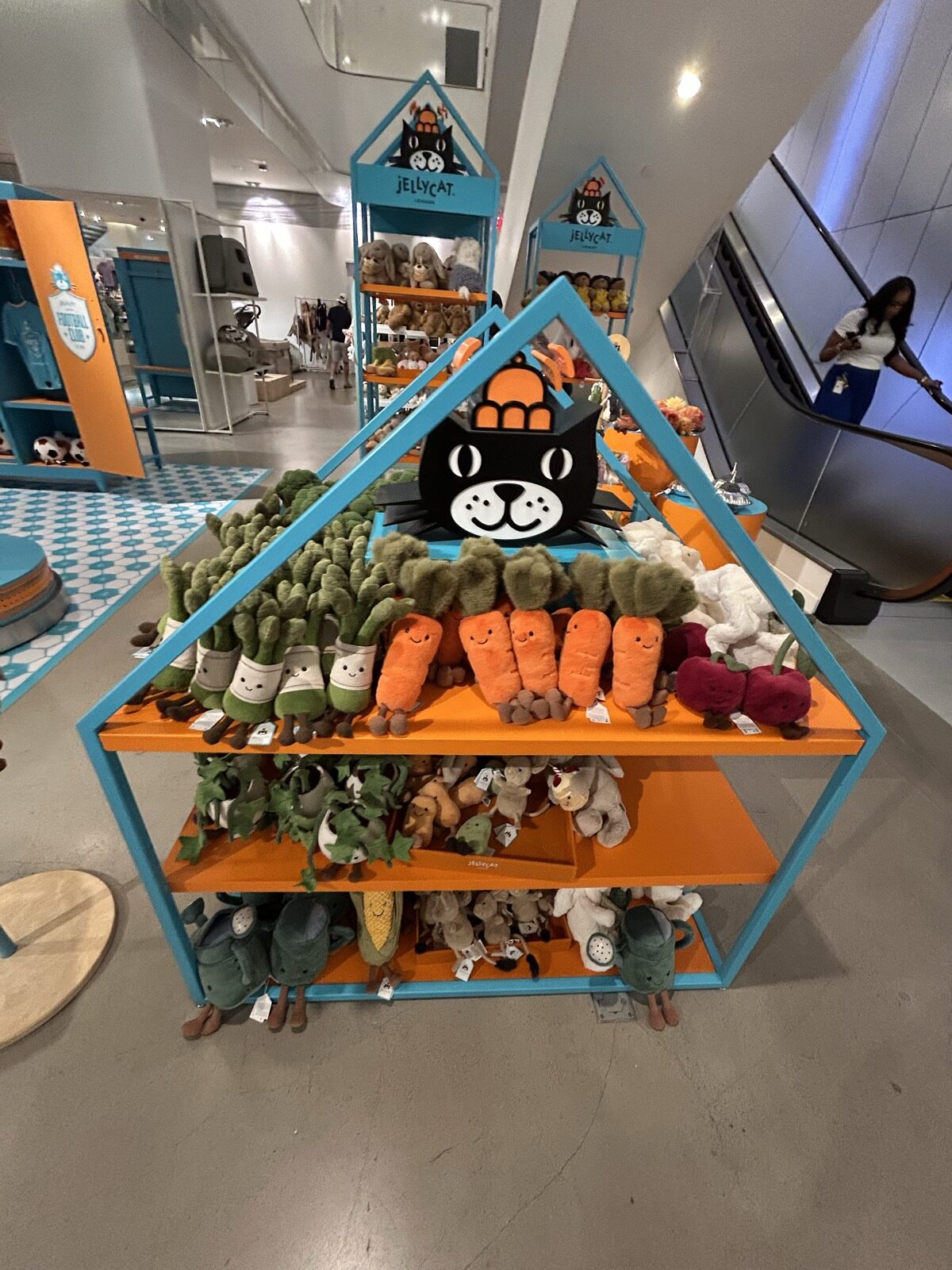 Nordstrom NYC Flagshipに並ぶ子供向けのおもちゃ売り場