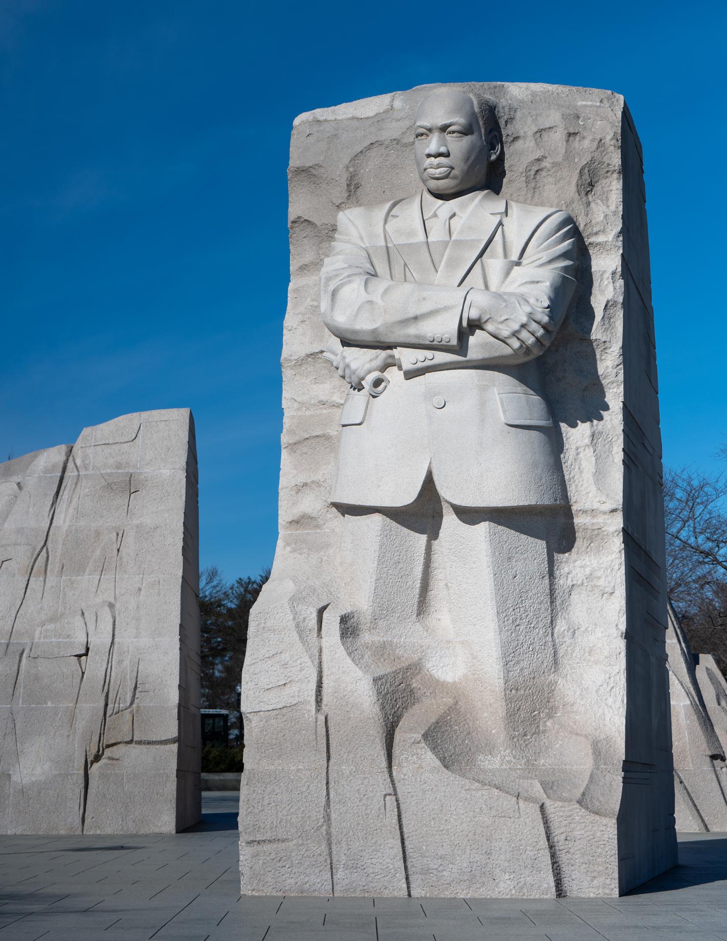 Martin Luther King Jr. Memorialの石像