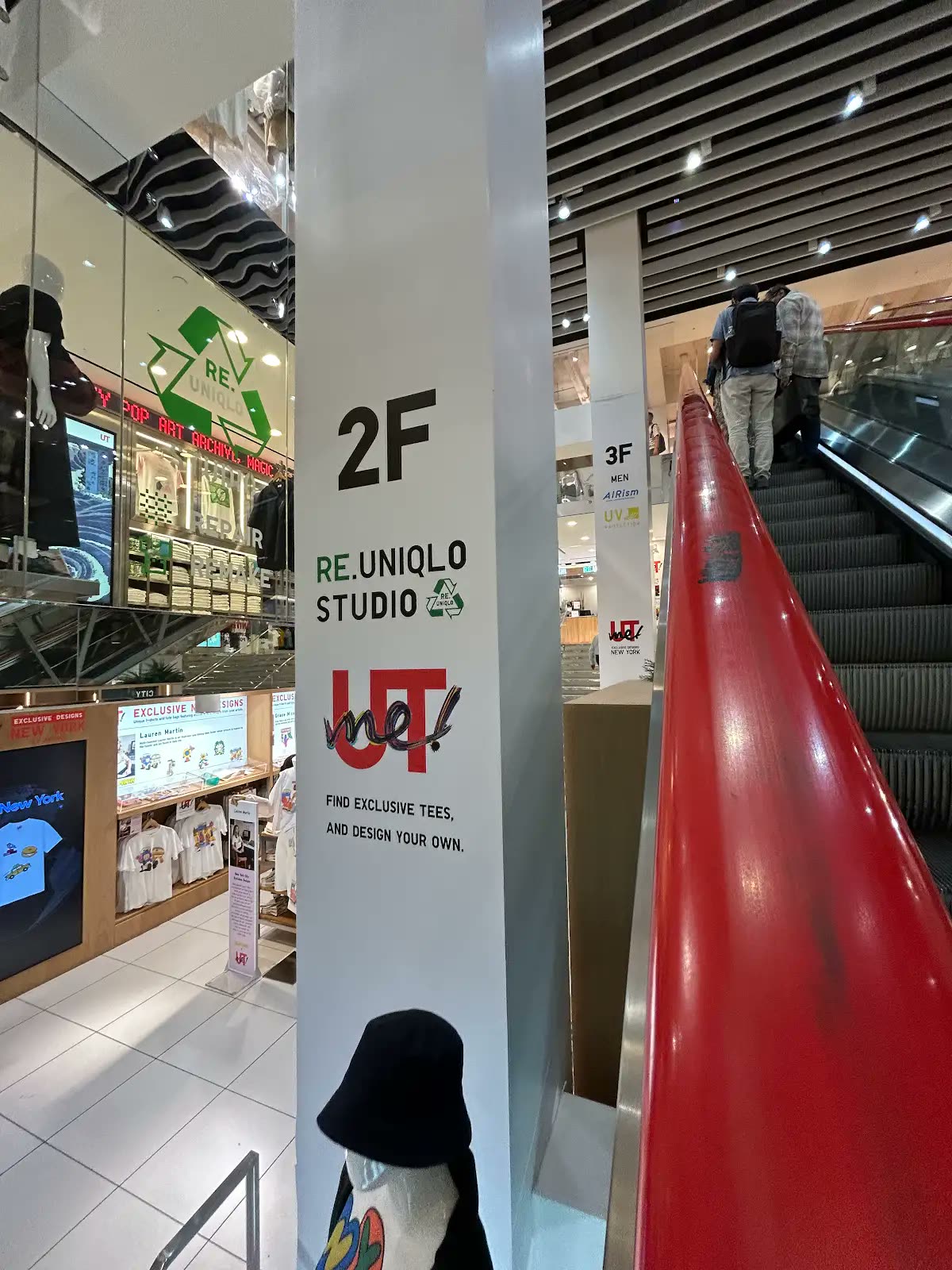 UNIQLO 5th Aveの2階売り場案内