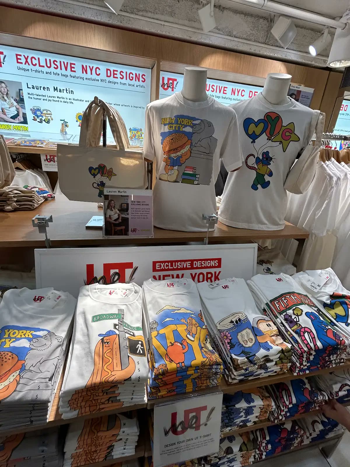 UNIQLO 5th Aveのニューヨーク限定デザインTシャツ